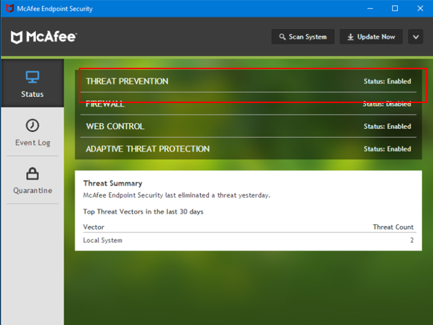 McAfee Endpoint Security