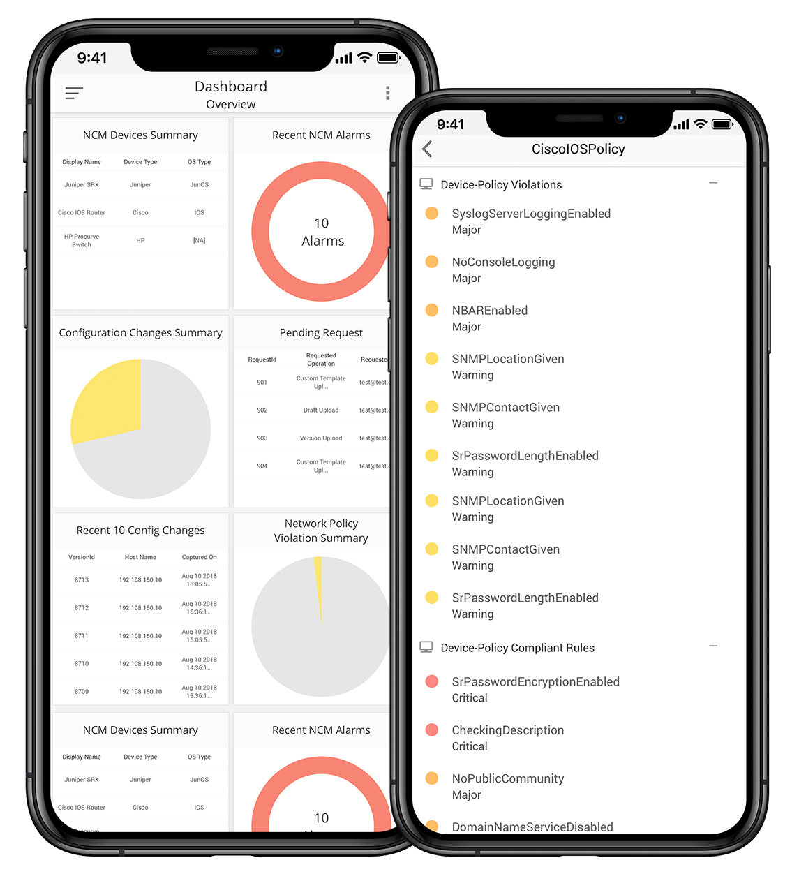 illustration network configuration manager mobilité