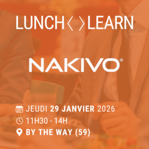 Déjeuner & Démo NAKIVO - Sauvegarde & Récupération - By The Way