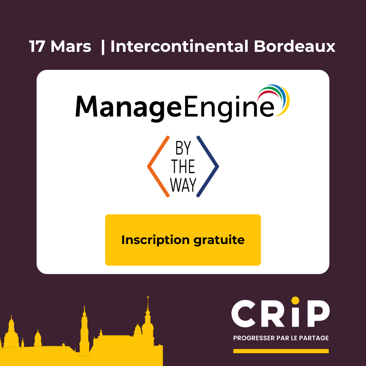 ManageEngine au CRiP  Bordeaux