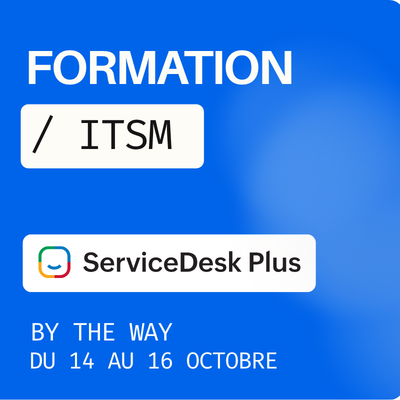 Formation ServiceDesk Plus