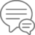 chat direct_messages icône service desk plus chat direct