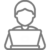 utilisateur AD libre service_travailleur-independant icône service desk plus utilisateur AD libre service